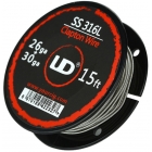 UD Youde Filo Clapton Acciaio SS316L 26ga+30ga 5mt